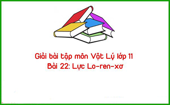 Giải bài tập môn Vật Lý lớp 11 Bài 22: Lực Lo-ren-xơ