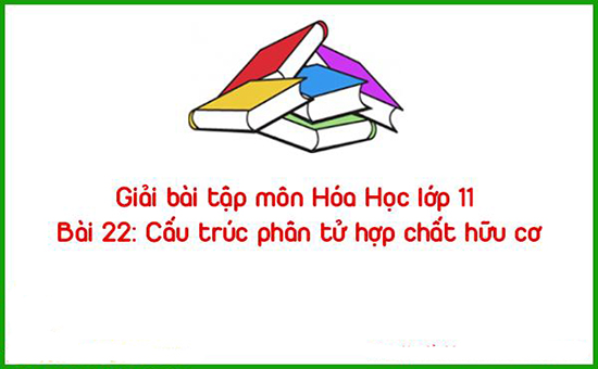 Giải bài tập môn Hóa Học lớp 11 Bài 22: Cấu trúc phân tử hợp chất hữu cơ