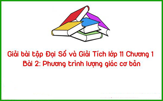 Giải bài tập Đại Số và Giải Tích lớp 11 Chương 1 Bài 2: Phương trình lượng giác cơ bản