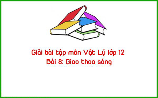 Giải bài tập môn Vật Lý lớp 12 Bài 8: Giao thoa sóng