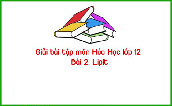 Giải bài tập môn Hóa Học lớp 12 Bài 2: Lipit