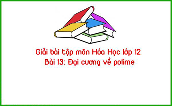 Giải bài tập môn Hóa Học lớp 12 Bài 13: Đại cương về polime