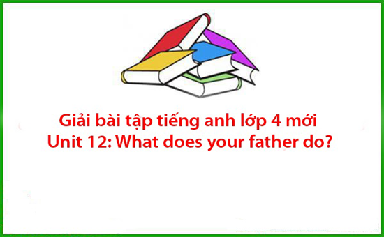 Giải bài tập tiếng anh lớp 4 mới Unit 12: What does your father do?