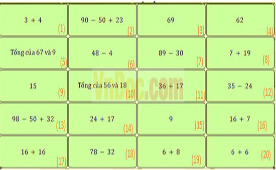 Đề thi Violympic Toán lớp 2 vòng 6 năm 2016 – 2017 có đáp án