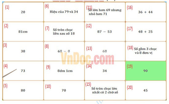 Đề thi Violympic Toán lớp 2 vòng 9 năm 2016 – 2017 có đáp án