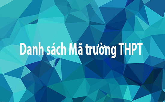 Danh sách Mã trường THPT, Mã trường nghề Tỉnh Hà Nam