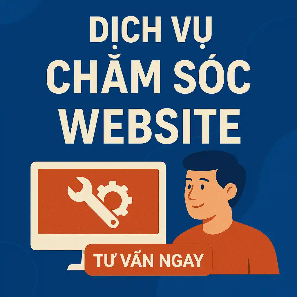 Dịch vụ chăm sóc wehsite