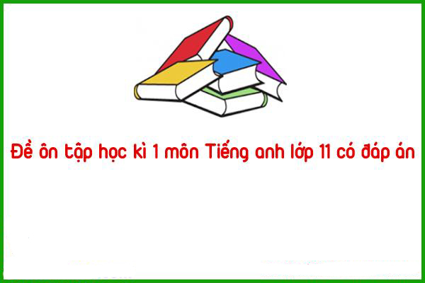 de on tap hoc ki 1 mon tieng anh lop 11 co dap an
