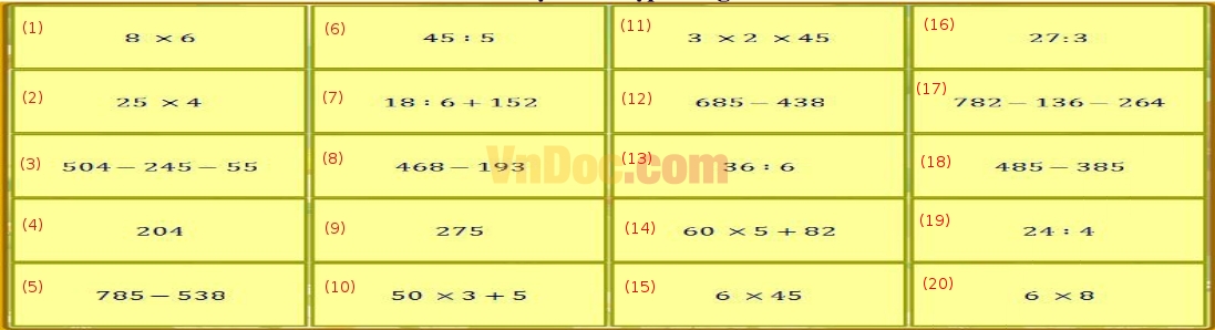 de thi violympic toan lop 3 vong 4 nam 2016 2017 co dap an