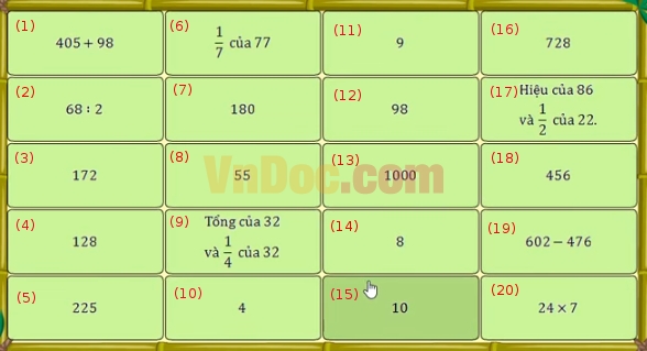 de thi violympic toan lop 3 vong 8 nam 2016 2017 co dap an