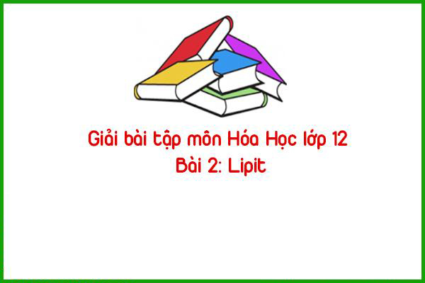 giai bai tap mon hoa hoc lop 12 bai 2 lipit