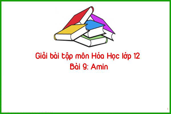 giai bai tap mon hoa hoc lop 12 bai 9 amin