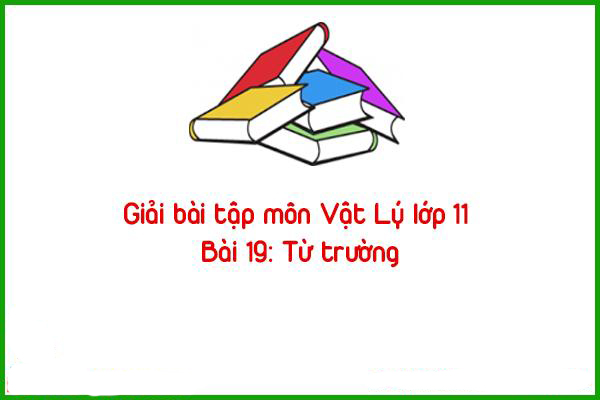 giai bai tap mon vat ly lop 11 bai 19 tu truong