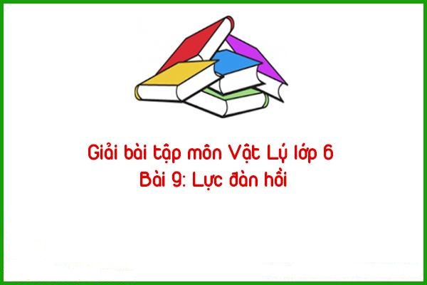 giai bai tap mon vat ly lop 6 bai 9 luc dan hoi