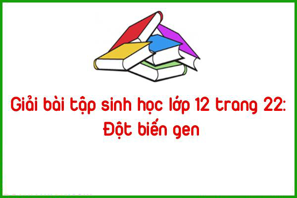 giai bai tap sinh hoc lop 12 trang 22 dot bien gen