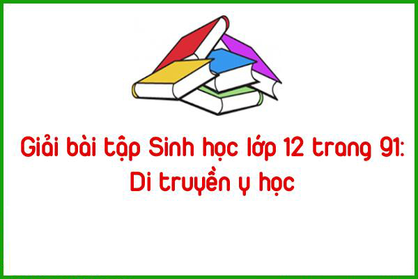 giai bai tap sinh hoc lop 12 trang 91 di truyen y hoc