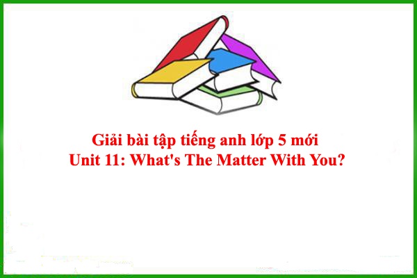giai bai tap tieng anh lop 5 moi unit 11 whats the matter with you