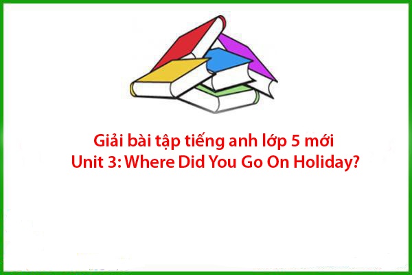 giai bai tap tieng anh lop 5 moi unit 3 where did you go on holiday